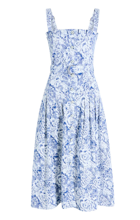 CINQ A SEPT Sketchbook Floral Branwen Dress