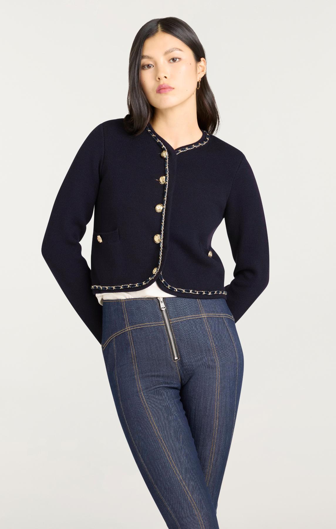 CINQ A SEPT Structured Benoite Cardigan