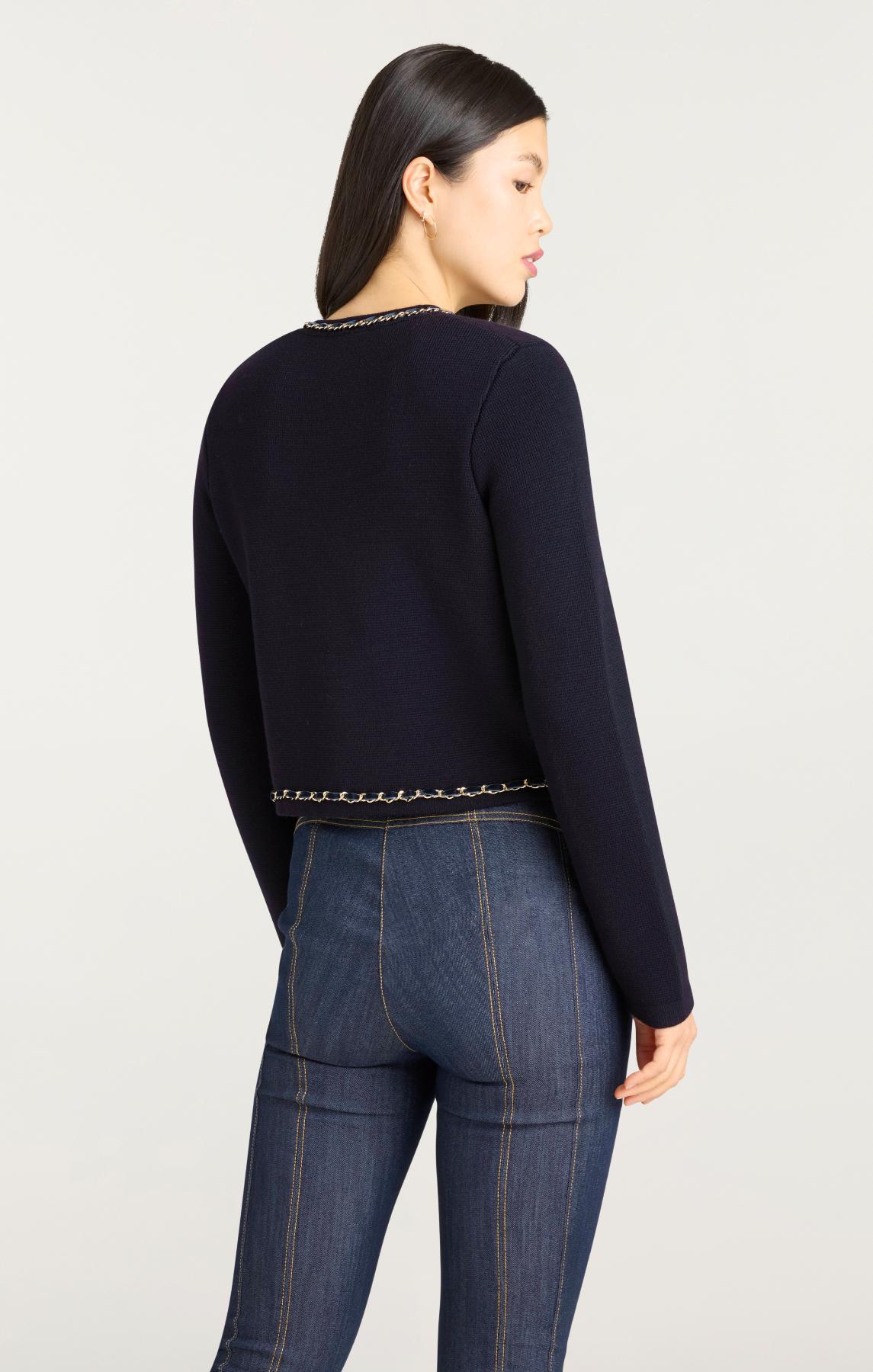 CINQ A SEPT Structured Benoite Cardigan