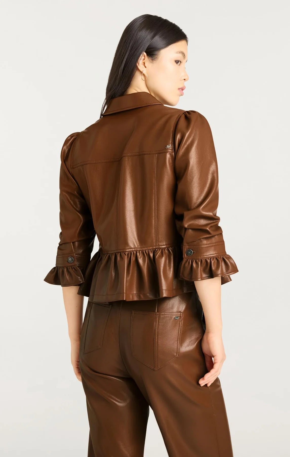 CINQ A SEPT Lite Vegan Leather Delanie Jacket