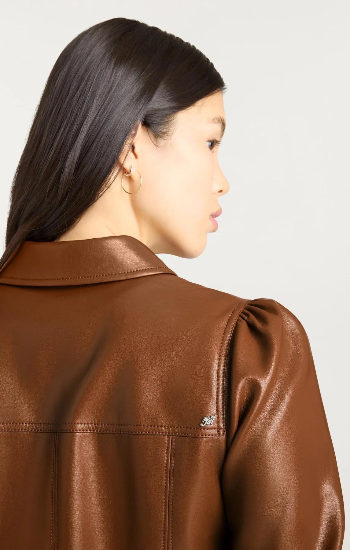 CINQ A SEPT Lite Vegan Leather Delanie Jacket