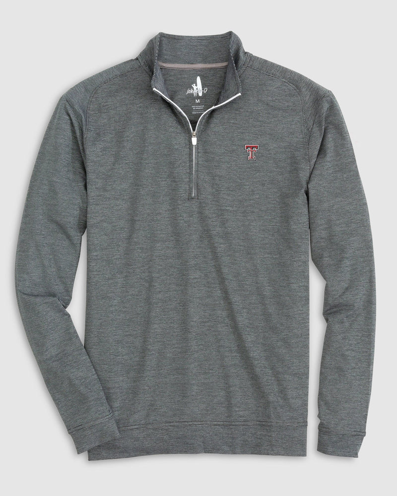 JOHNNIE-O x TTU Vaughn Striped Performance Quarter Zip