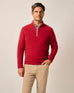 JOHNNIE-O Mayfair Cashmere Quarter Zip