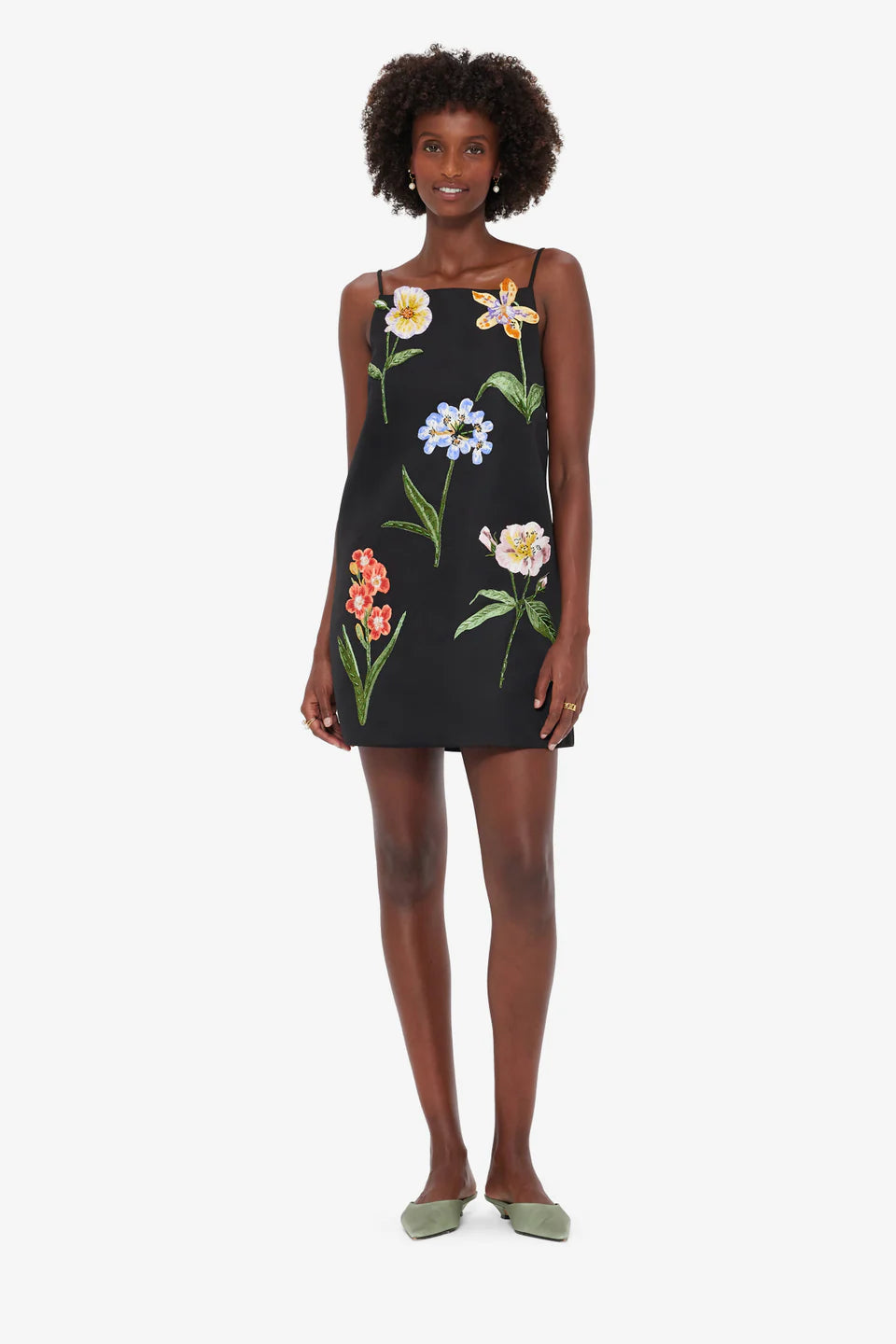 LEO LIN Leia Embroidered Mini Dress