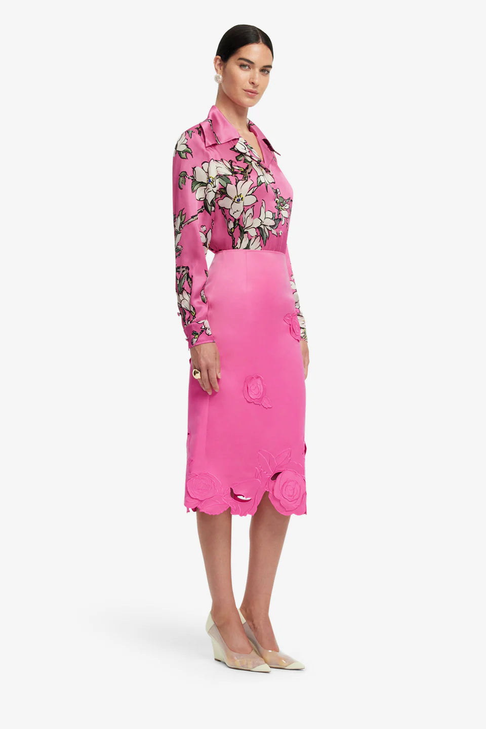 LEO LIN Sandra Silk Blouse