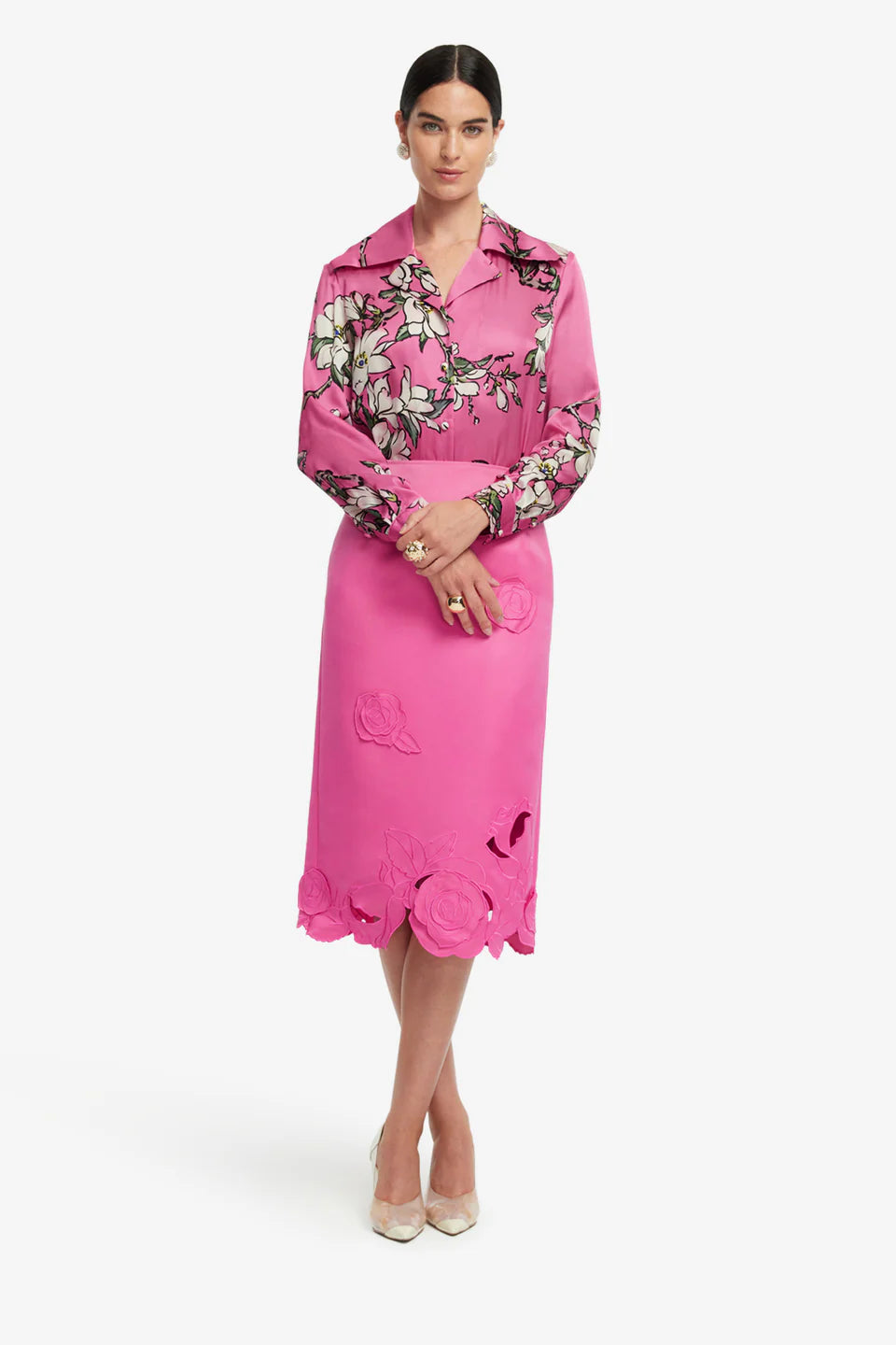 LEO LIN Sandra Silk Blouse