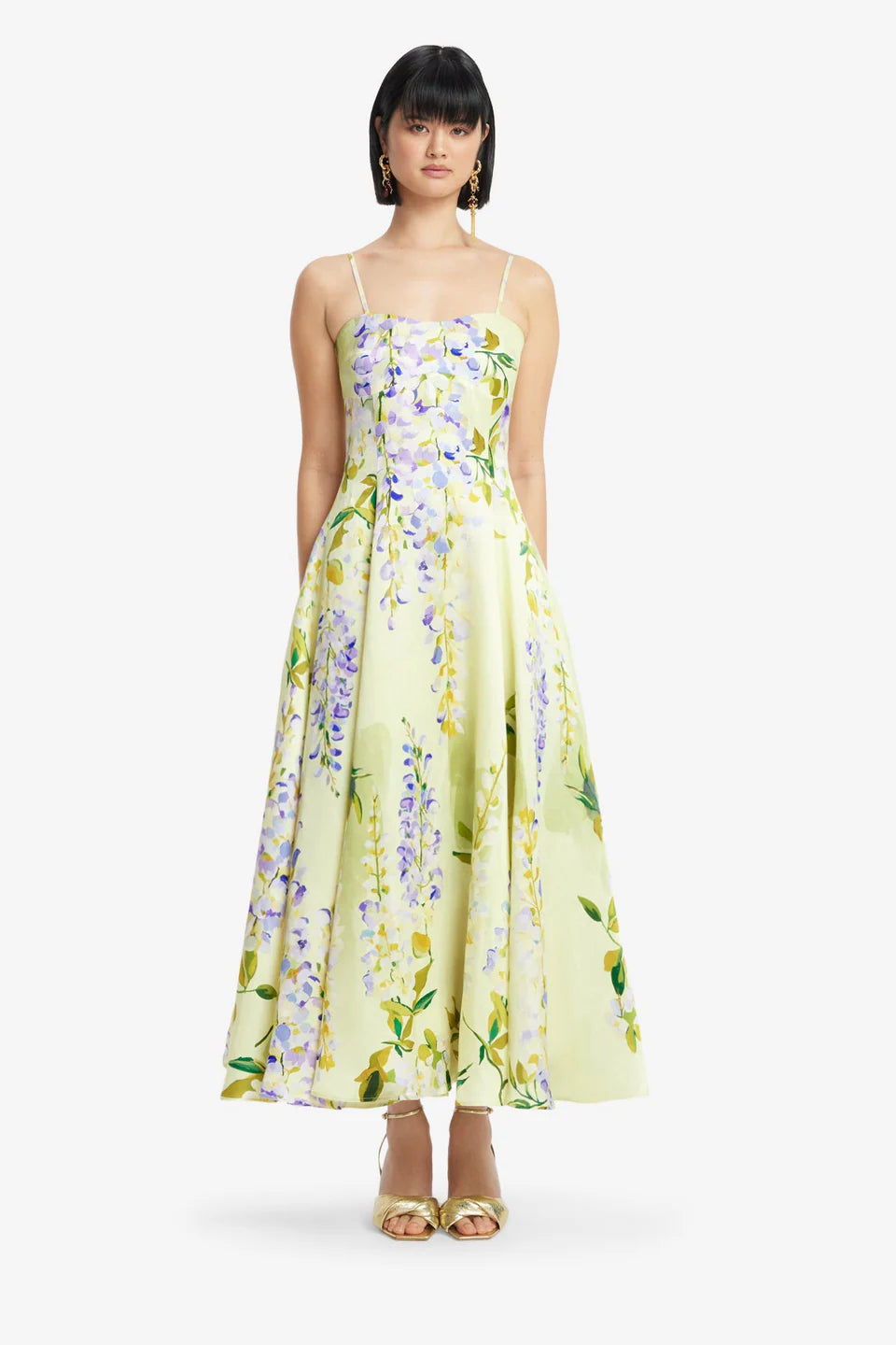 leo lin floral dress LEO LIN Mariela Midi Dress 2