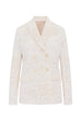 LOVE SHACK FANCY Luara Cotton Doiley Lace Blazer