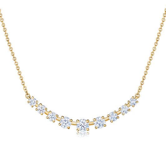 KWIAT Starry Night Nine-Stone Demi Necklace with Diamonds