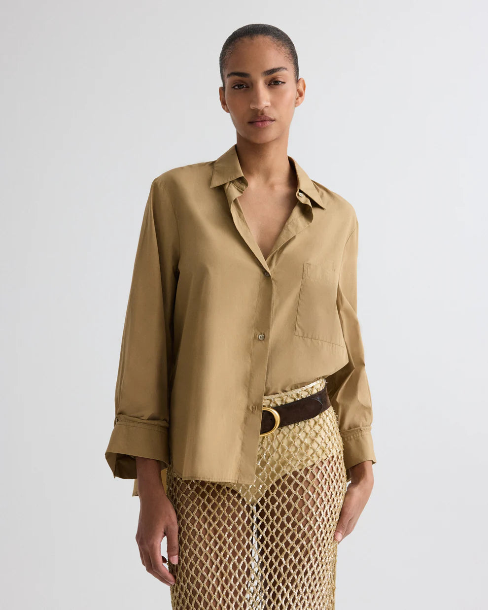 TWP Creme de peche Next Morning Top