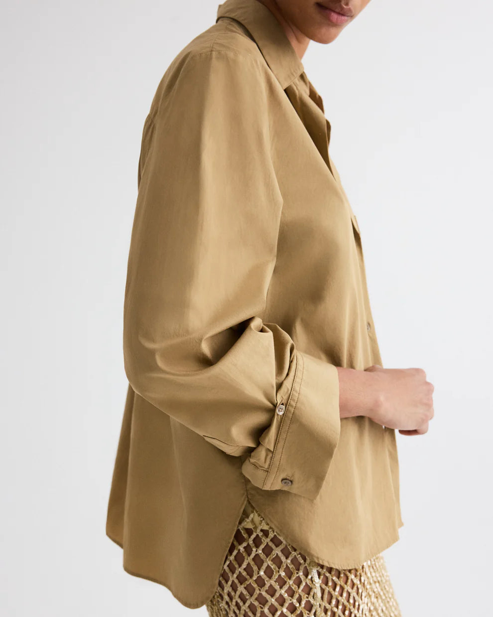 TWP Creme de peche Next Morning Top