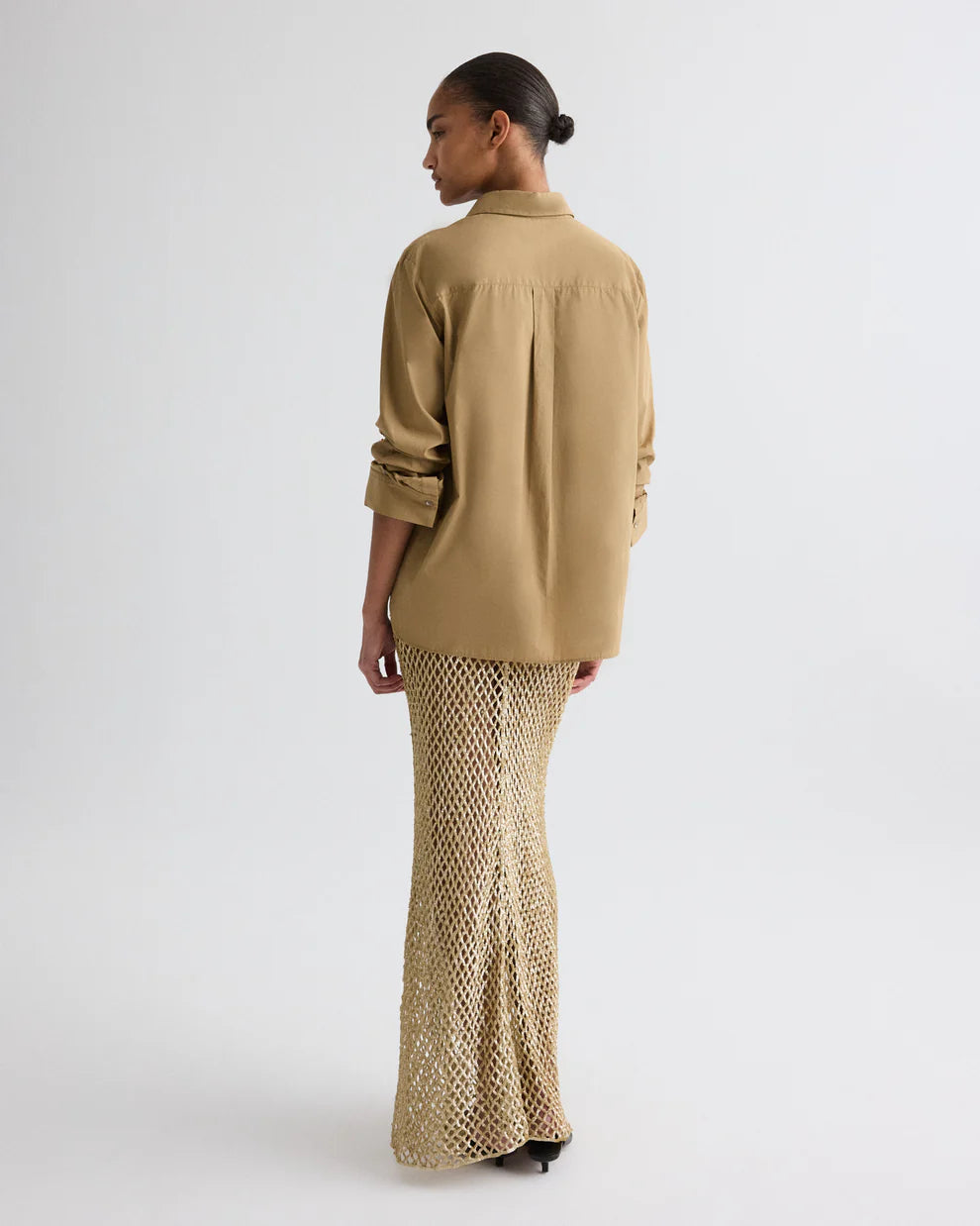 TWP Creme de peche Next Morning Top