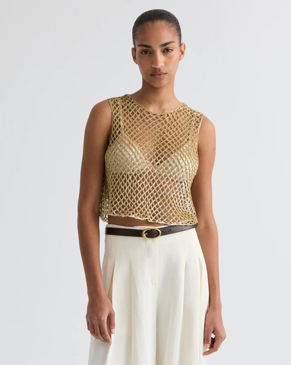 TWP Sequined Muscle Tee