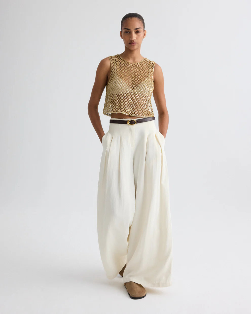 TWP Sequined Muscle Tee