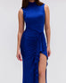 PATBO Metallic Jersey Sleeveless Midi Dress