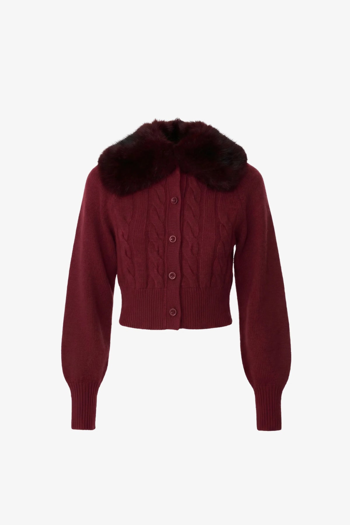 TOCCIN Rita Cable Knit Cardigan