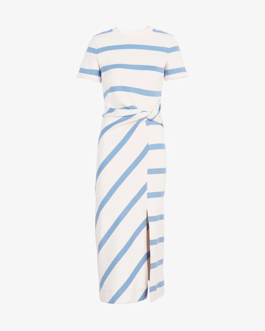 TANYA TAYLOR Short Sleeve Striped Cody Dress