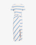 TANYA TAYLOR Short Sleeve Striped Cody Dress