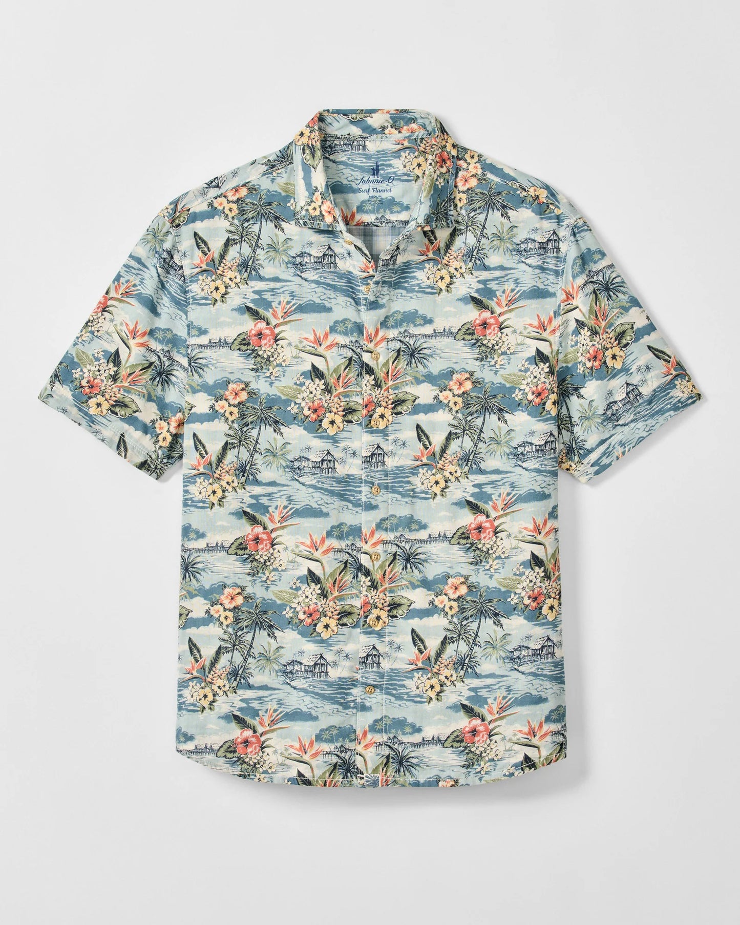 JOHNNIE-O Short Sleeve Hangin' Out Button Down Shirt