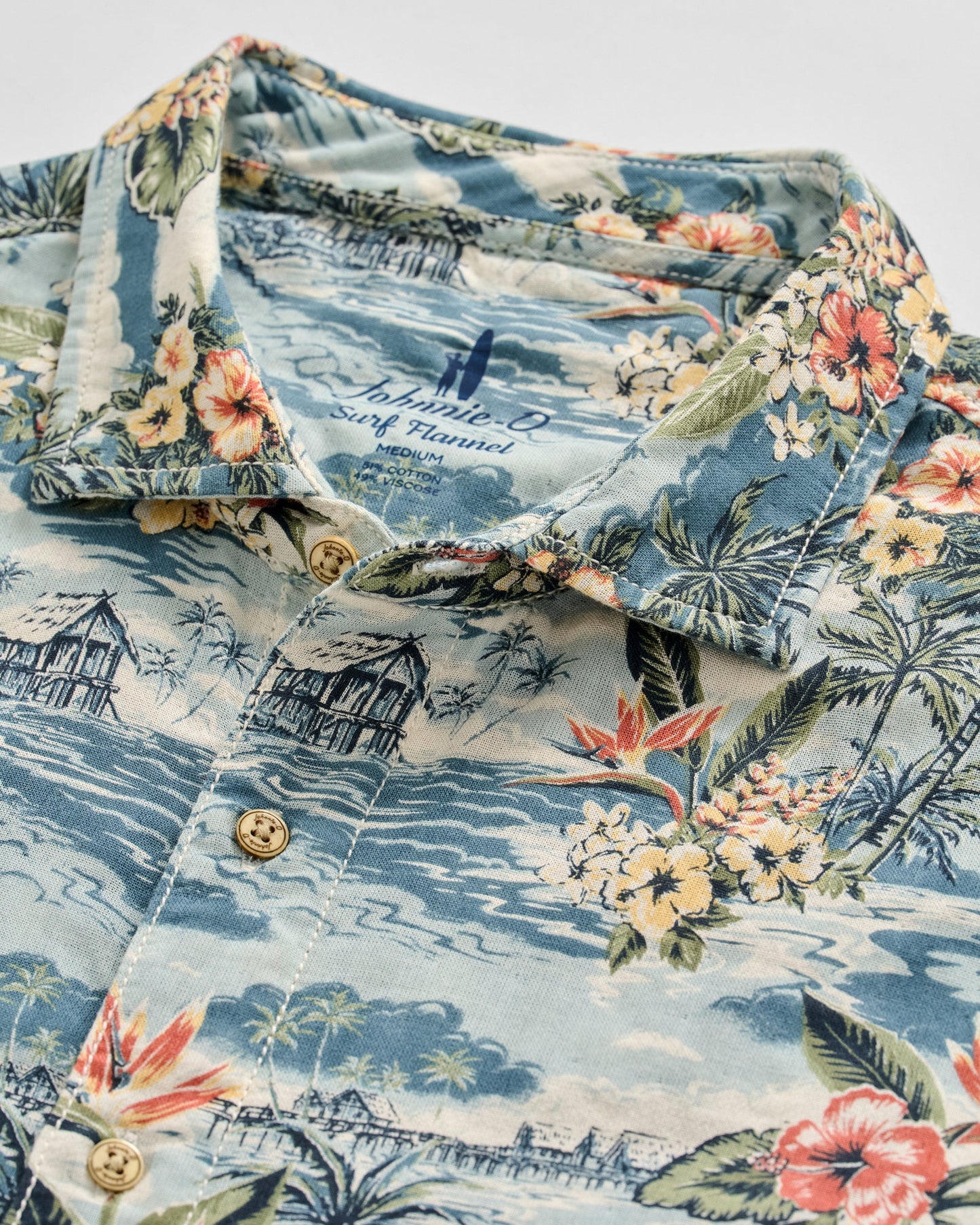 JOHNNIE-O Short Sleeve Hangin' Out Button Down Shirt