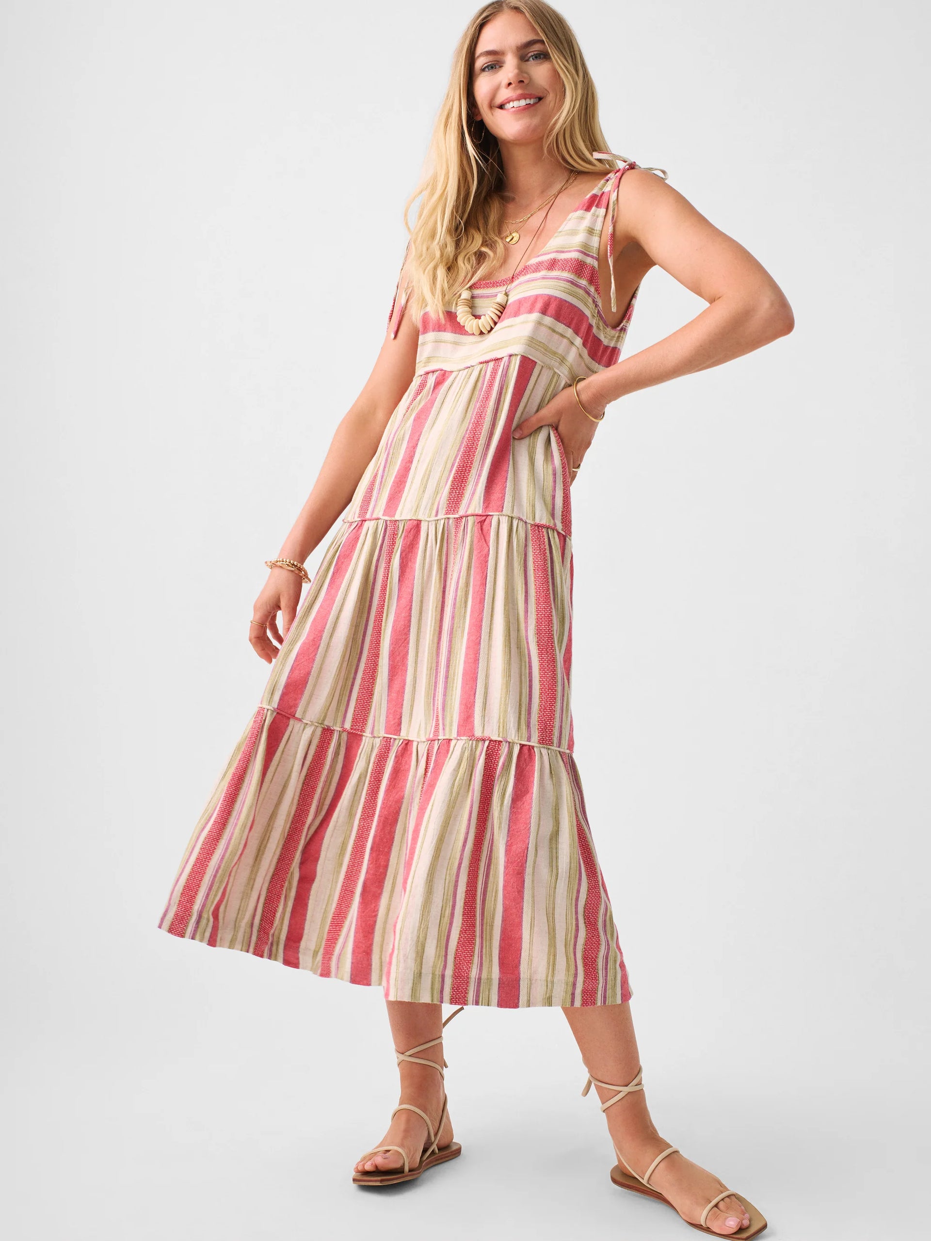 faherty linen dress | Lanai | Women's | Size: S Affordable Bridal Dress Size:40 Regular Jacket Victorian Garden Speechless Kids' Floral Puff