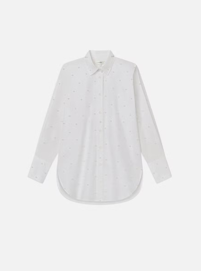 FRAME The Oversized Pearl Shirt