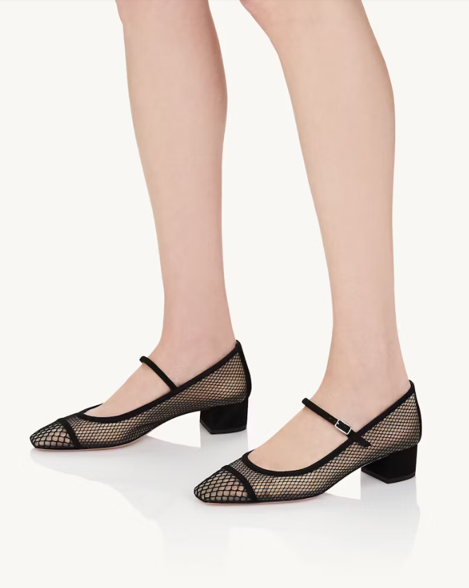 AQUAZZURA Mayor Mesh Pump 35