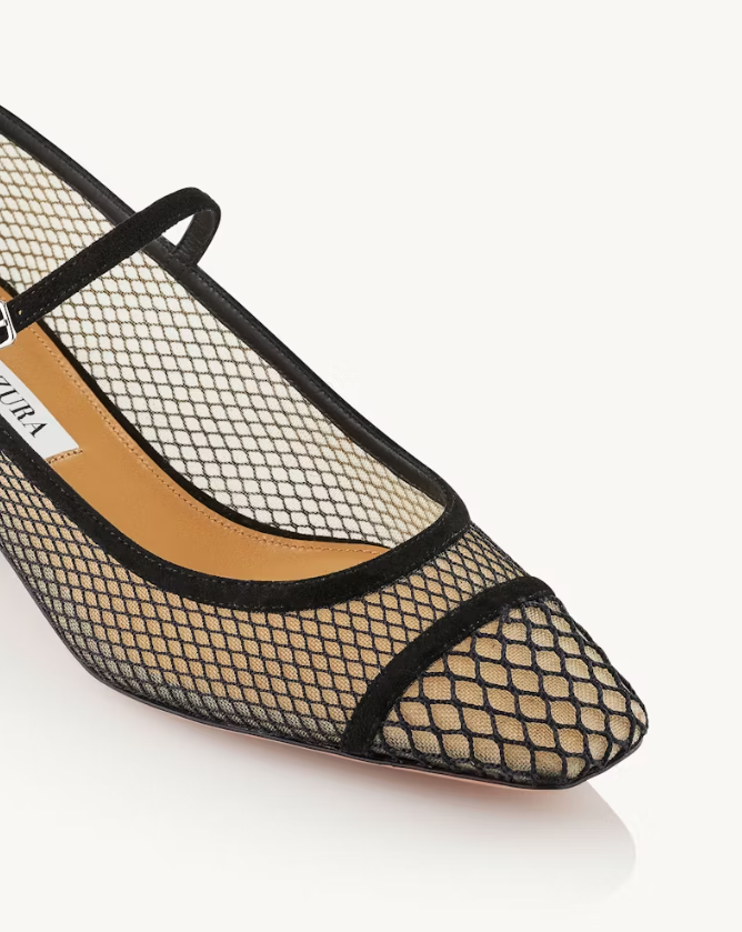 AQUAZZURA Mayor Mesh Pump 35