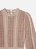 FRAME Femme Cable Mix Sweater