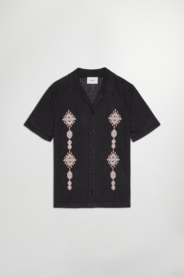 NN07 Henry 6565 Embroidery Shirt