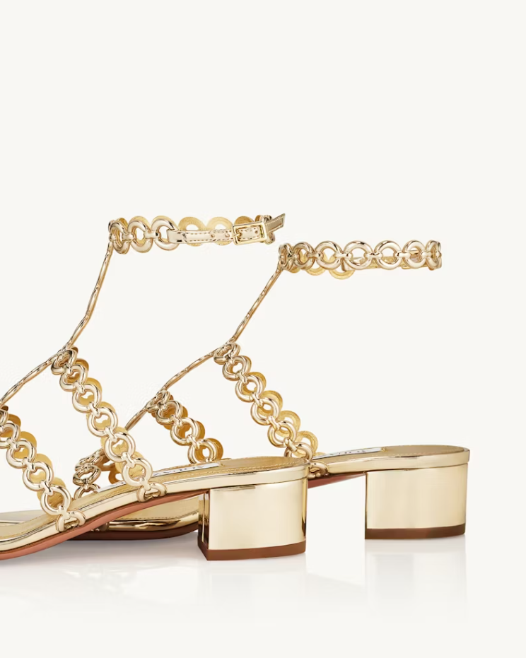 AQUAZZURA Infinity Chain Sandal