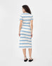 TANYA TAYLOR Short Sleeve Striped Cody Dress