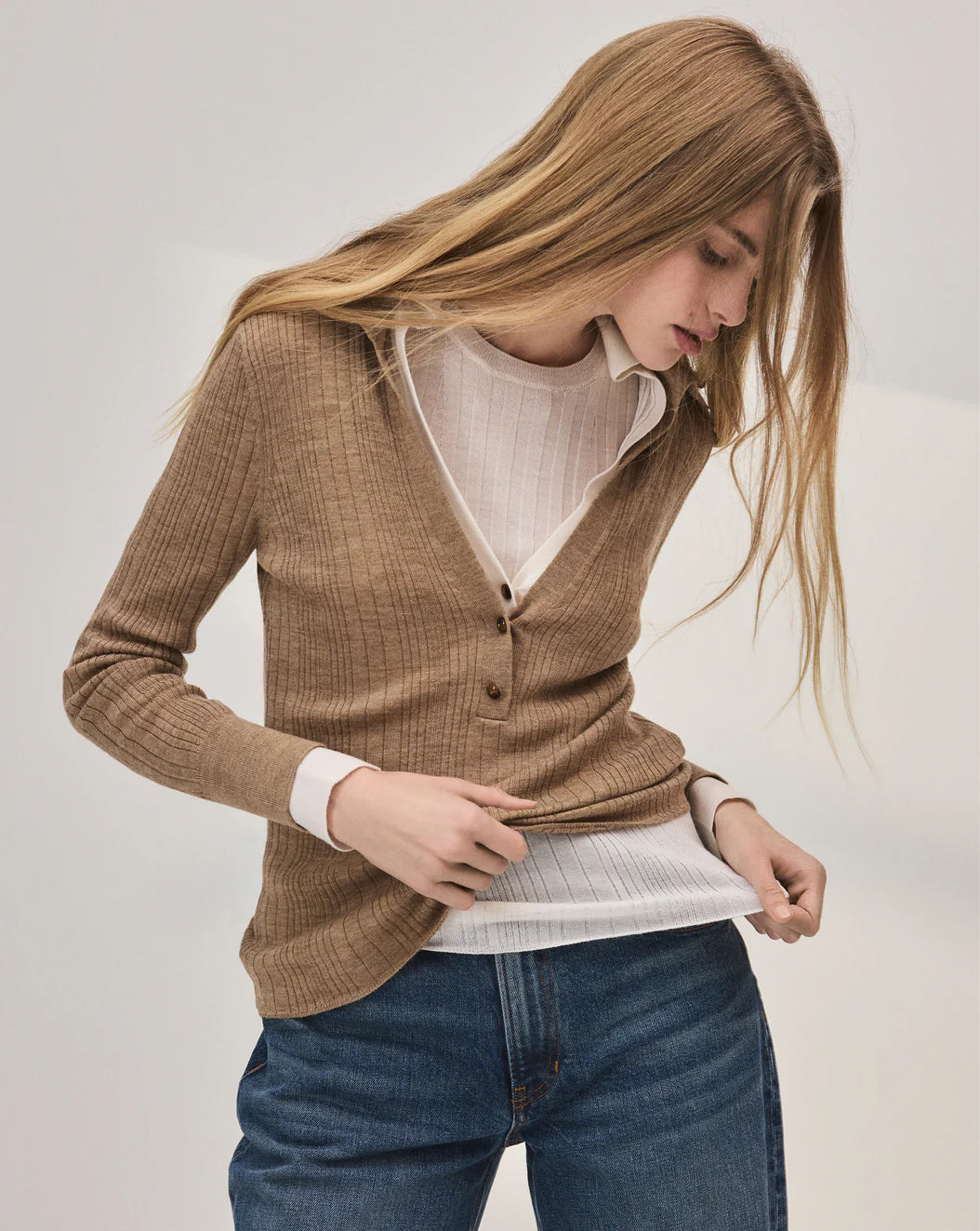 VERONICA BEARD Rouni Merino Wool Pullover