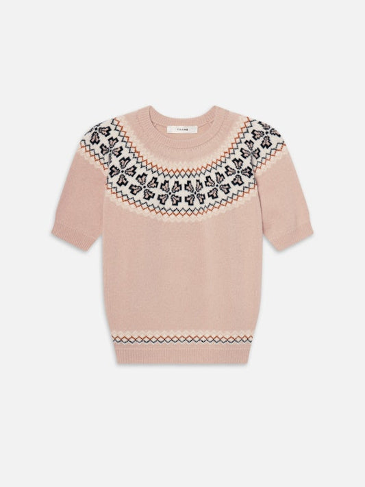 FRAME Cashmere Fair isle Crew Sweater