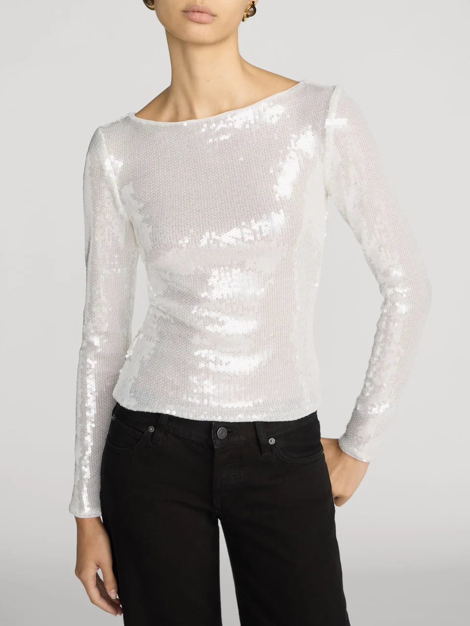 FRAME The Sequin Top