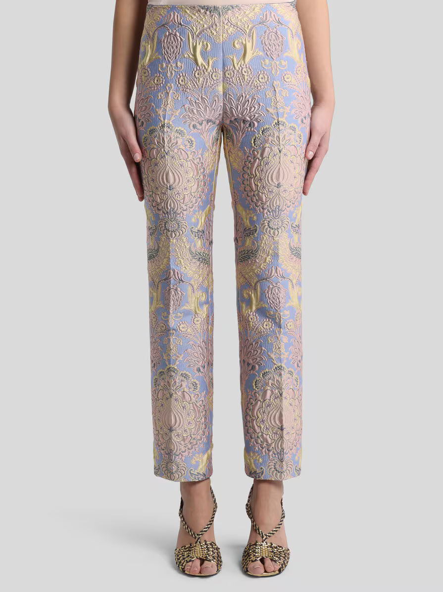 ETRO Floral Jacquard Trousers