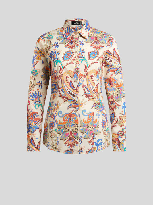 ETRO Printed Poplin Shirt
