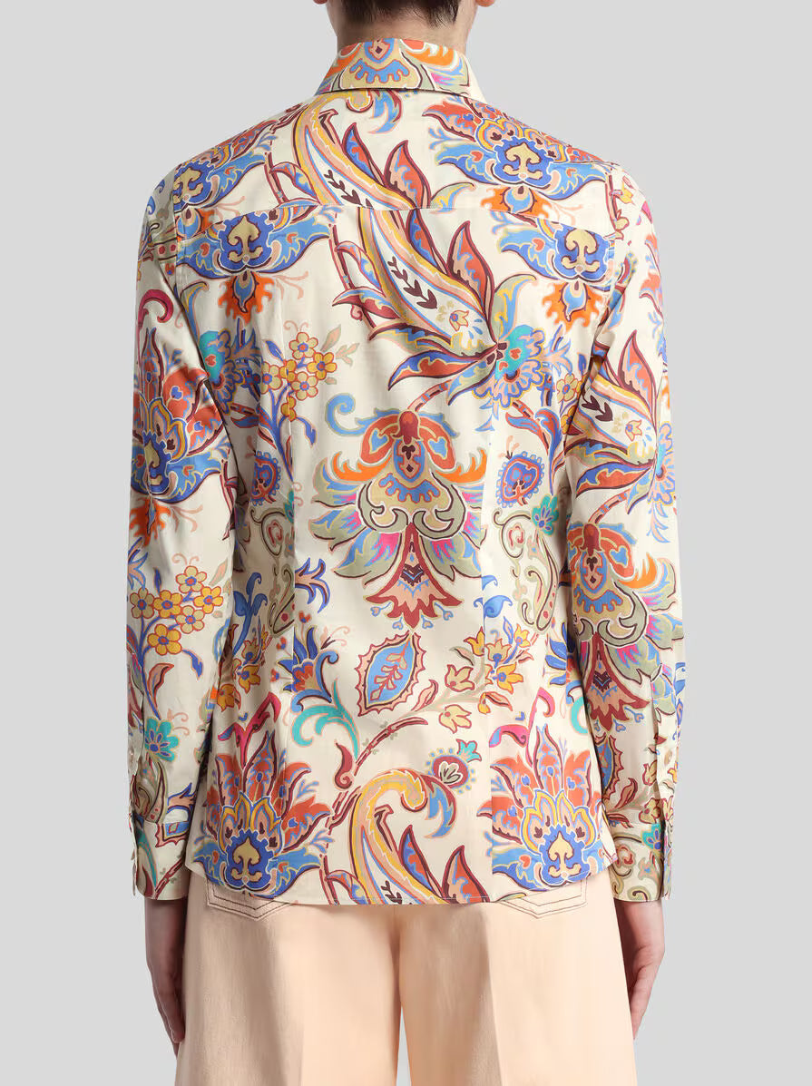 ETRO Printed Poplin Shirt