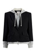 CINQ A SEPT Zip Up Le Petit Khloe Blazer