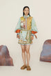 ALEMAIS Surrealist Summer Mini Shirtdress