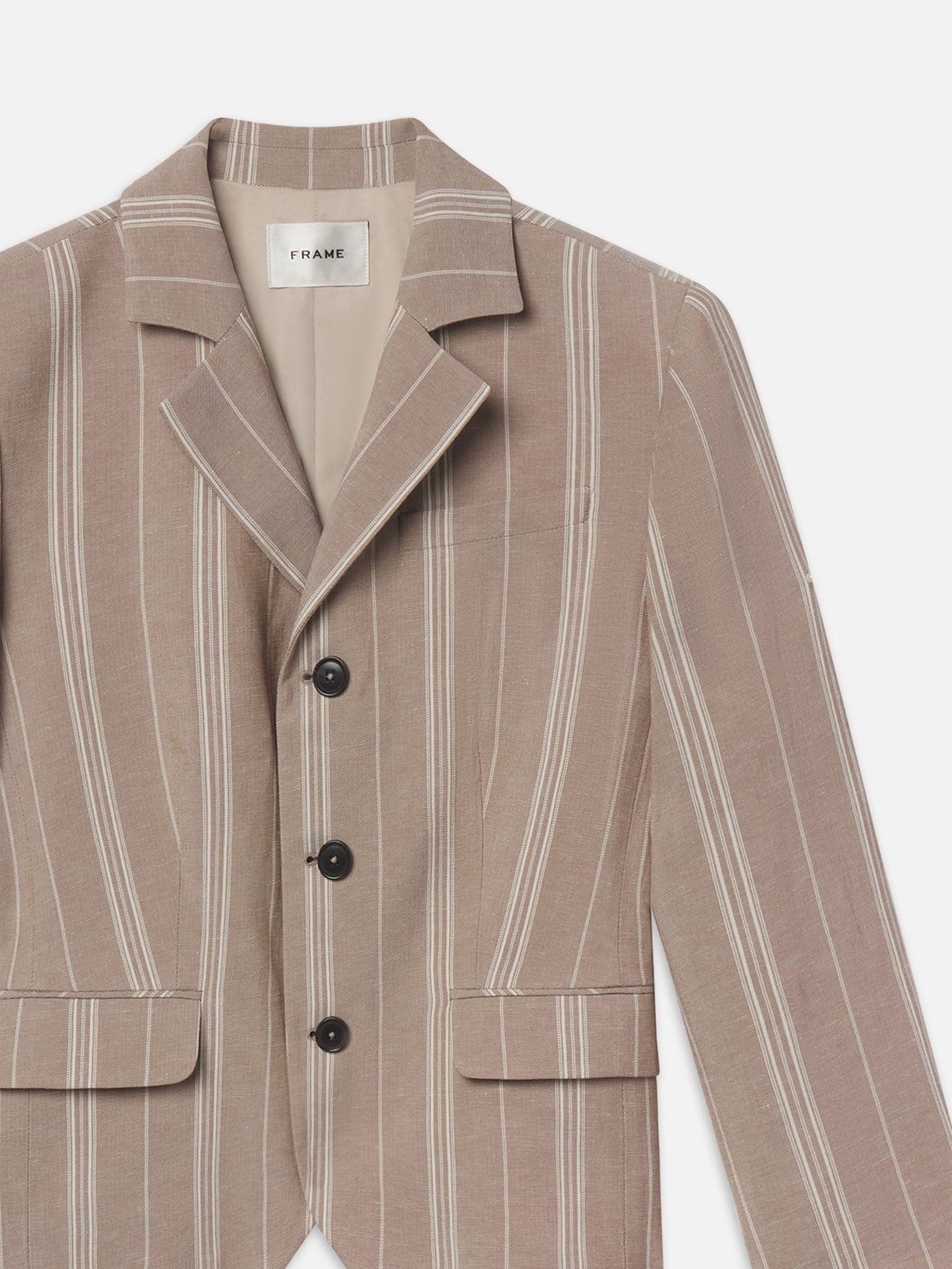 FRAME Linen Smart Blazer
