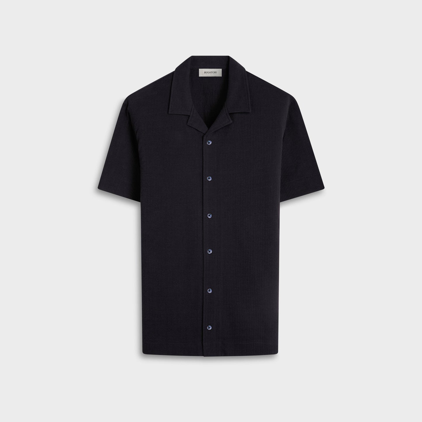 BUGATCHI Seersucker Camp Shirt