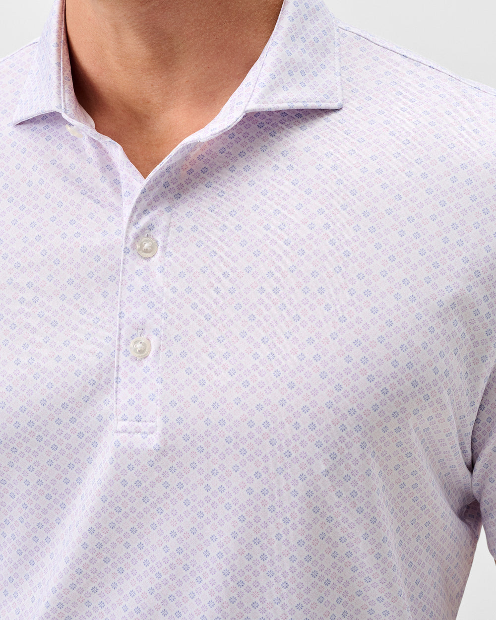 JOHNNIE-O Performance Jersey Polo Pip Floral