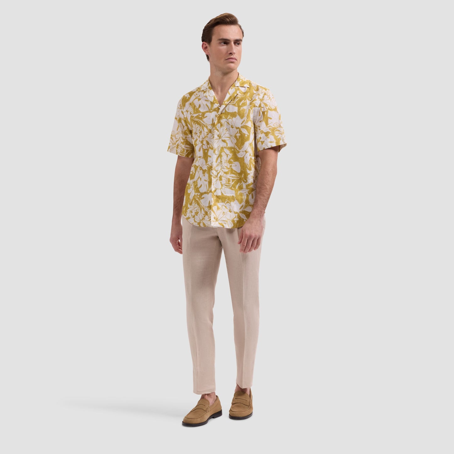 BUGATCHI Jackson Tropical Camp Shirt