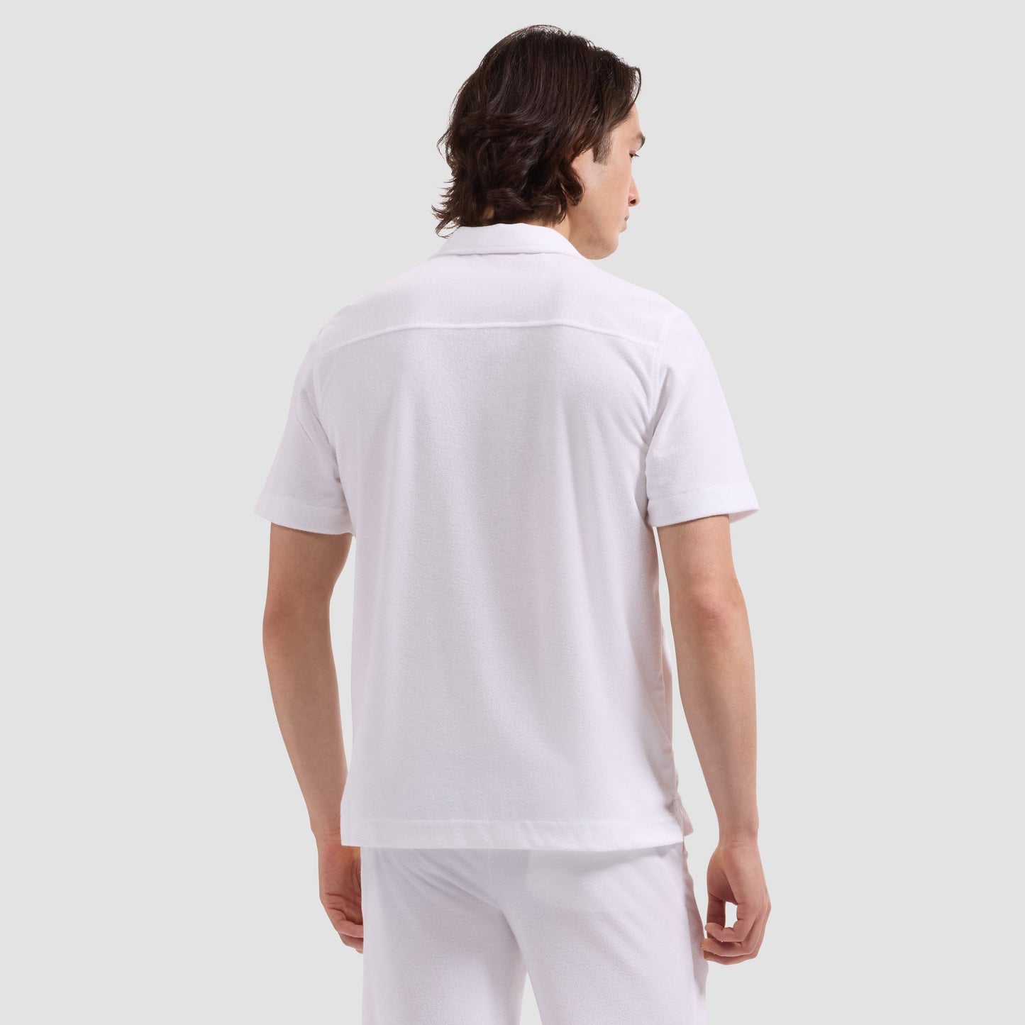 BUGATCHI French Terry Camp Shirt