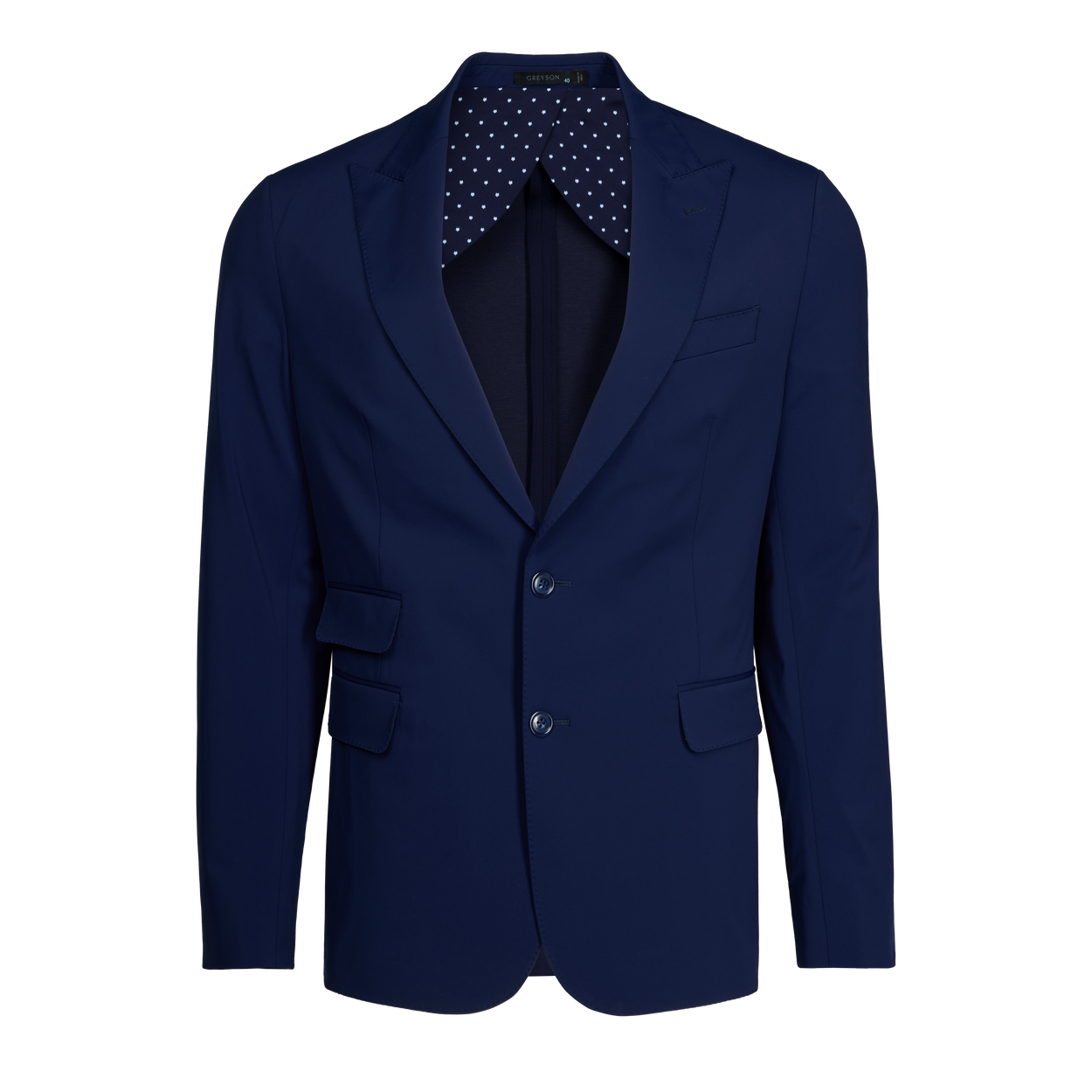 GREYSON Montauk Single-Breasted Peak Lapel Blazer