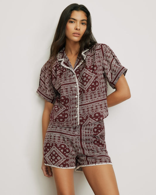 VERONICA BEARD Ilene Button-Down Shirt