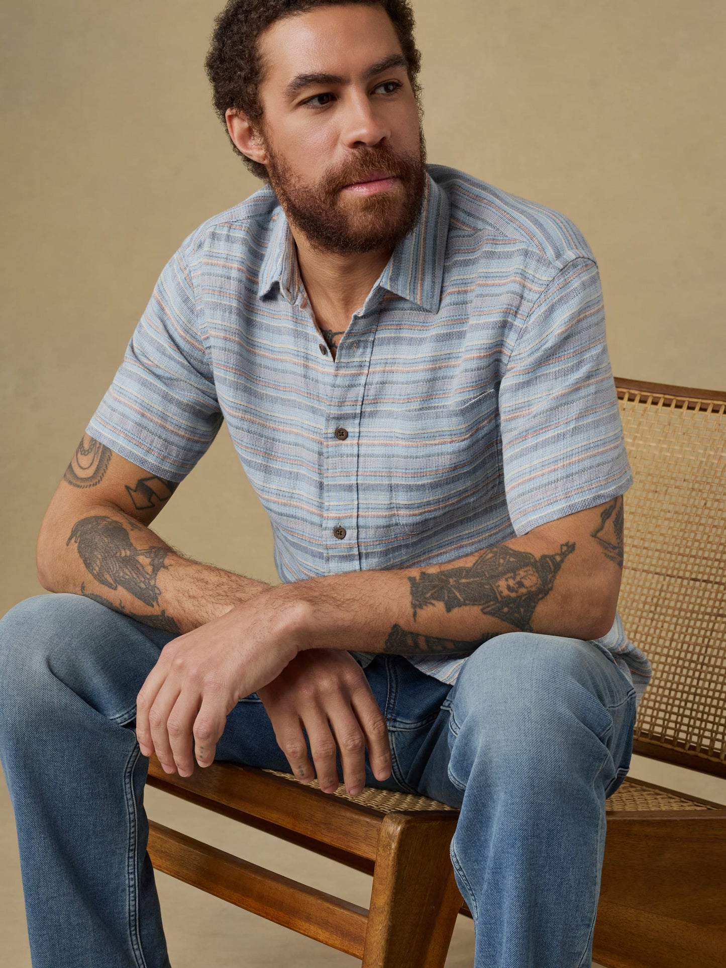 FAHERTY Palma Linen Shirt
