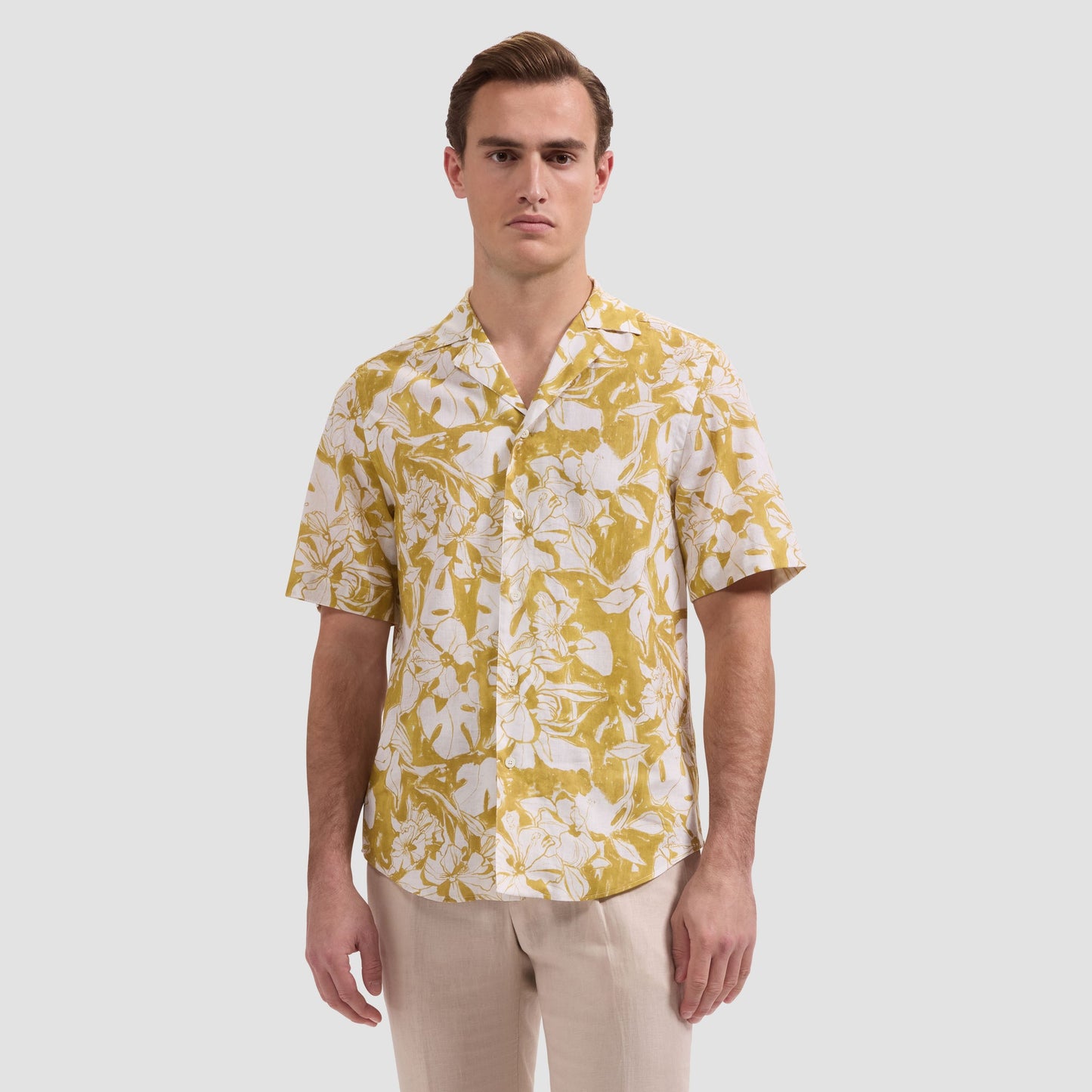 BUGATCHI Jackson Tropical Camp Shirt