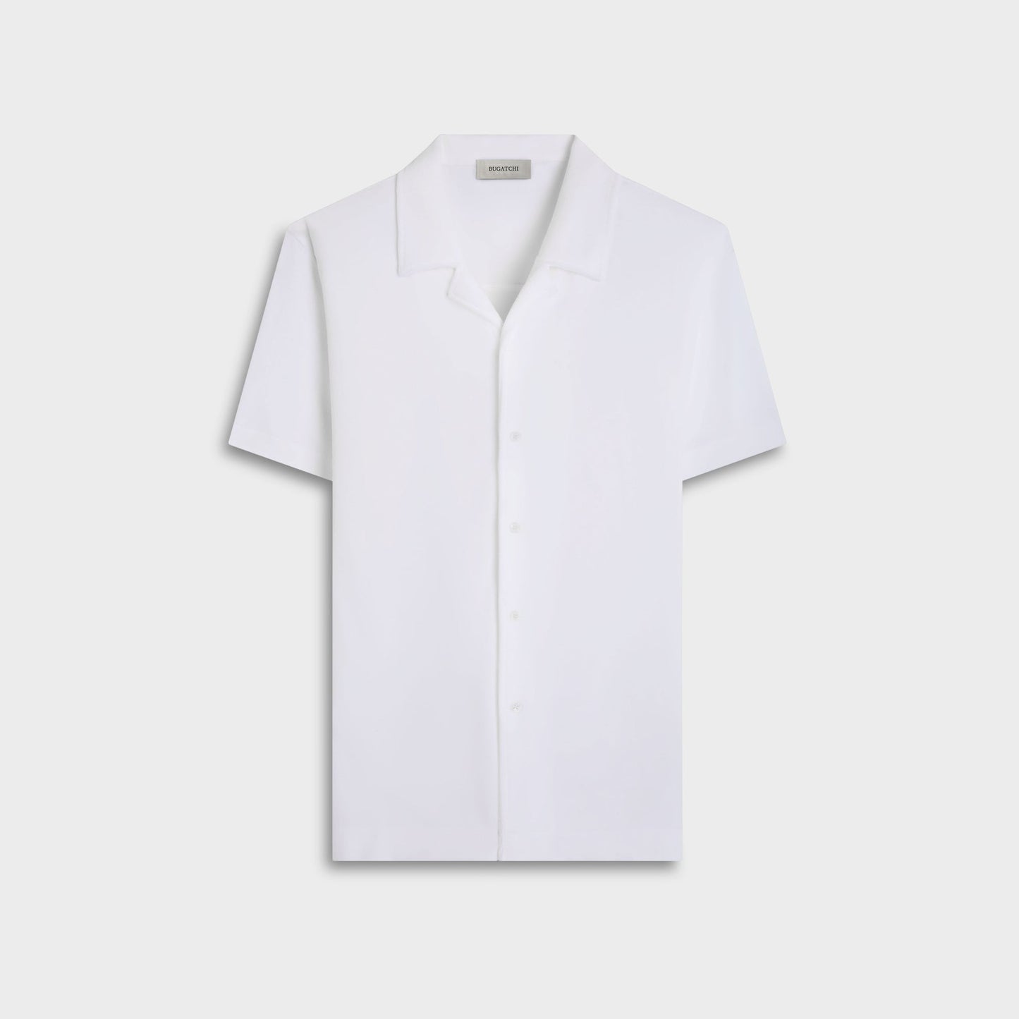 BUGATCHI French Terry Camp Shirt